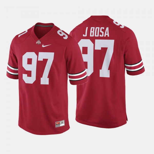 Ohio State Buckeyes Joey Bosa Men's #97 Game Alumni Scarlet College Football Jersey 2404TJHZ6